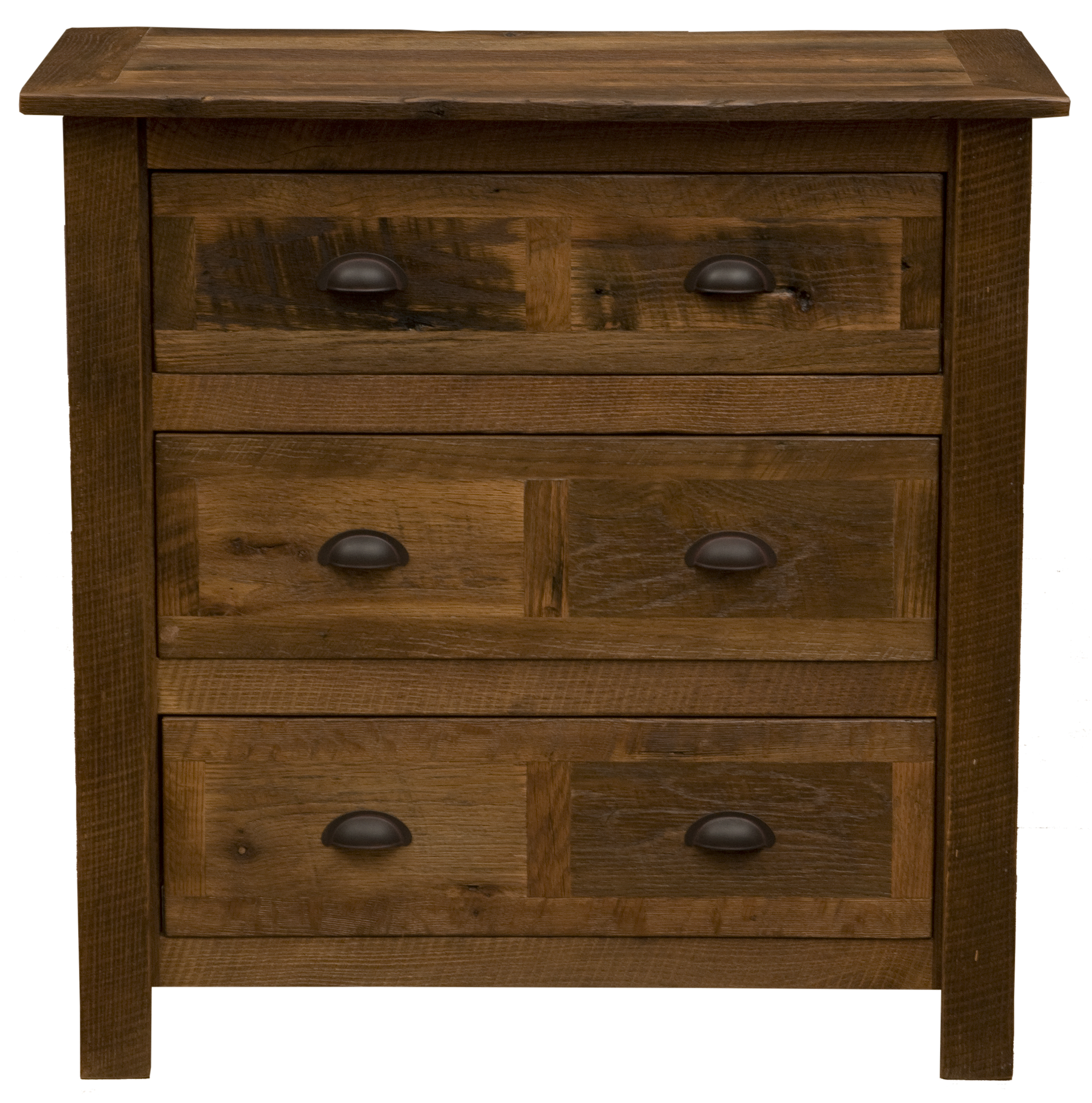 Fireside Lodge Barnwood Chest - 3 Drawer 1 Fireside lodge barnwood chest - 3 drawer