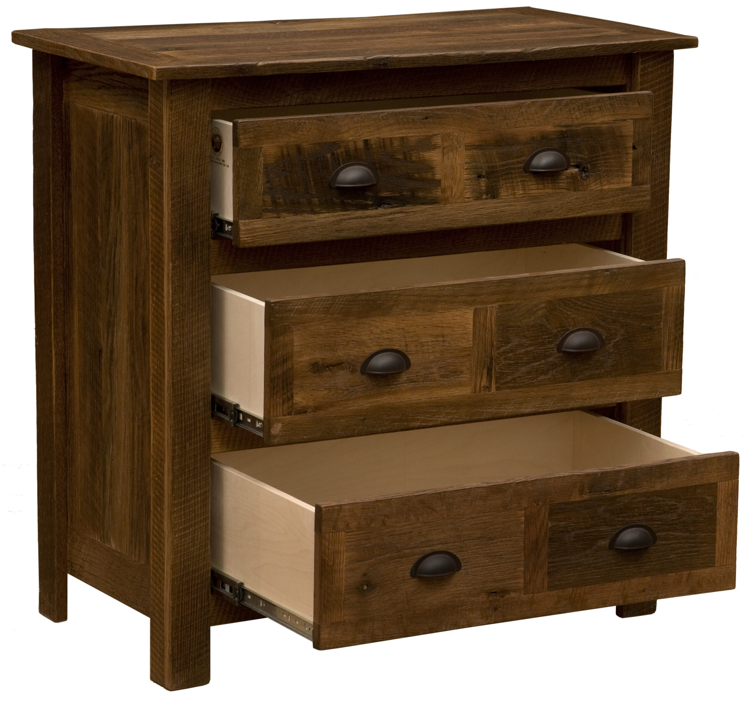 Fireside Lodge Barnwood Chest - 3 Drawer 2 Fireside lodge barnwood chest - 3 drawer - image 2