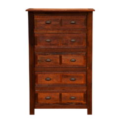 Alternative view of Fireside Lodge Barnwood Chest - 5 Drawers