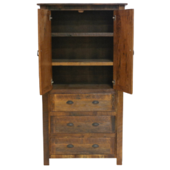 Alternative view of Fireside Lodge Barnwood Armoire