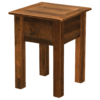 Fireside Lodge Barnwood One-Drawer End Table