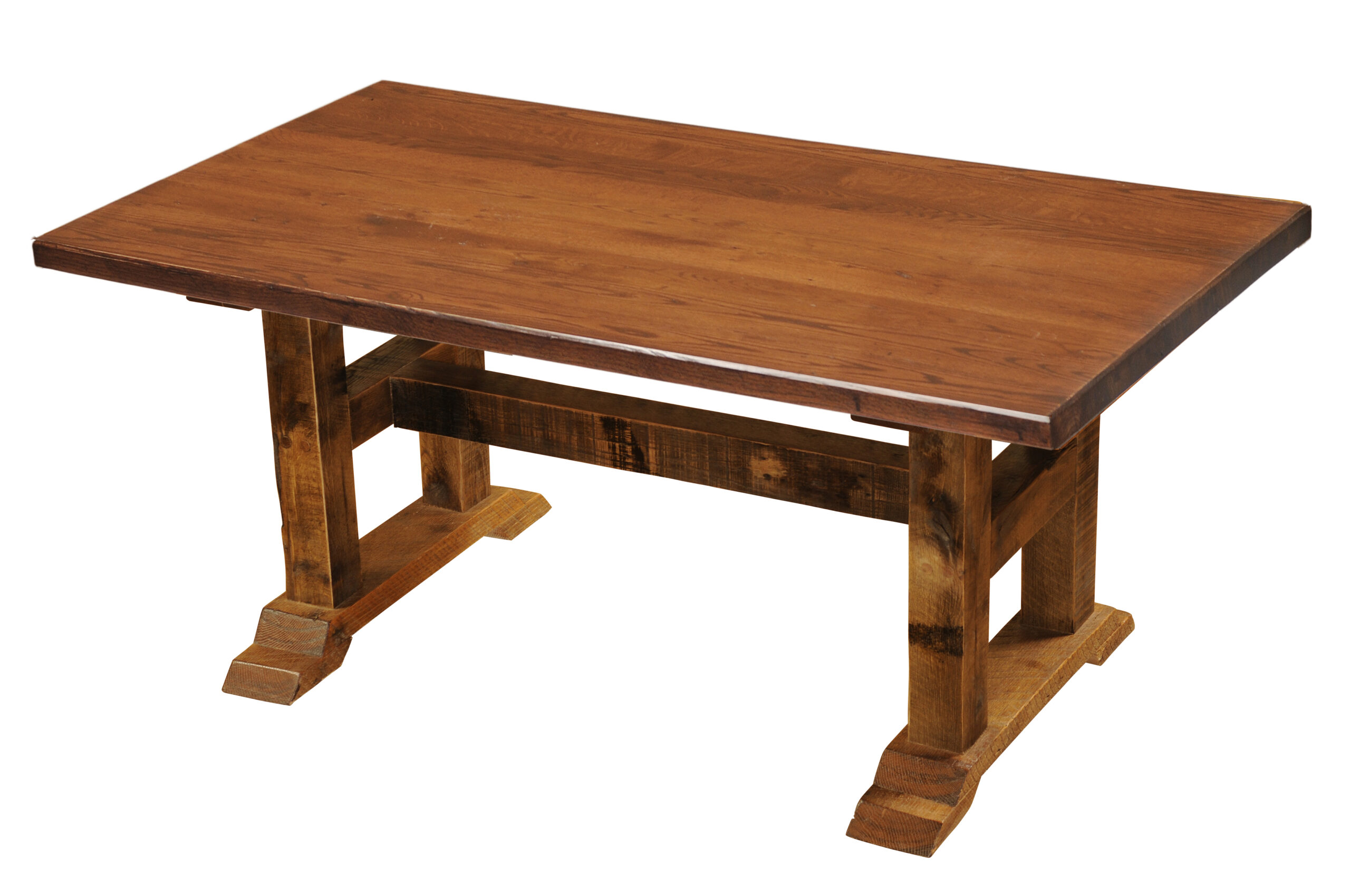 Fireside Lodge Barnwood Timbers Dining Table 2 Fireside lodge barnwood timbers dining table - image 2