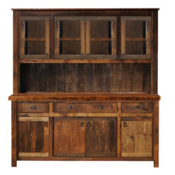 Fireside Lodge Barnwood Large Buffet & Optional Hutch