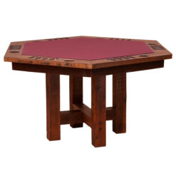 Alternative view of Fireside Lodge Reclaimed Barnwood Poker Table
