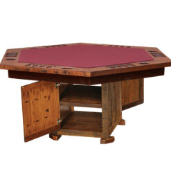 Fireside Lodge Reclaimed Barnwood Poker Table