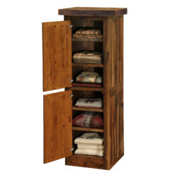 Fireside Lodge Barnwood Linen Cabinet
