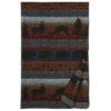 Deer Meadow II Throw Blanket by Wooded River