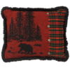 Bear Pillow (16"x20") By Wooded River