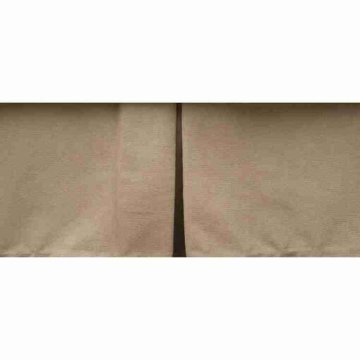 Adelanto azure bedskirt by wooded river