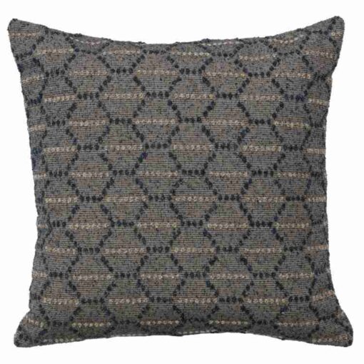 Adelanto azure pillow (18" x 18") by wooded river