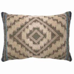 Adelanto Azure Decorative Pillow (12"x18)" By Wooded River