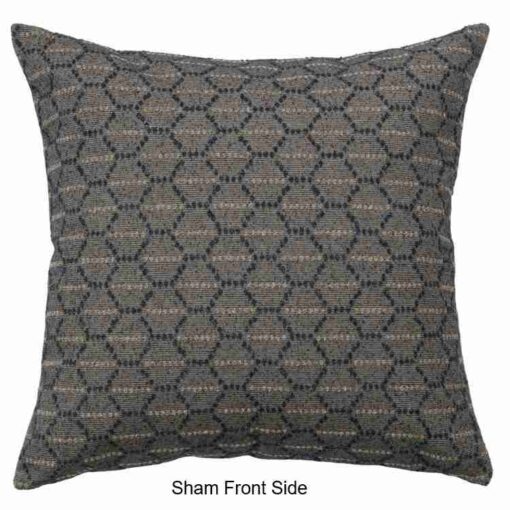 Adelanto azure sham (euro) by wooded river