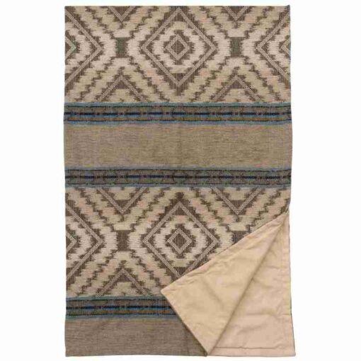 Adelanto azure throw by wooded river
