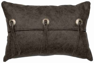 Adobe sunrise leather pillow 12 x18 by wooded river 3