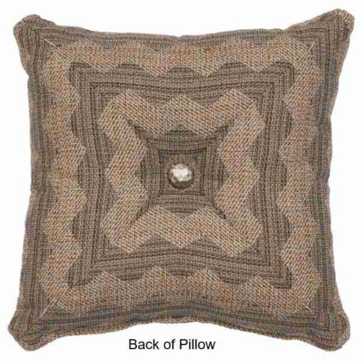 Adobe sunrise pillow (16"x16") by wooded river - image 2