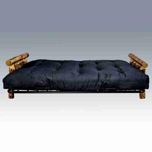 Amish "glacier country" pine log futon by montana woodworks - image 2
