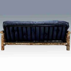 Amish glacier country pine log futon by montana woodworks 59