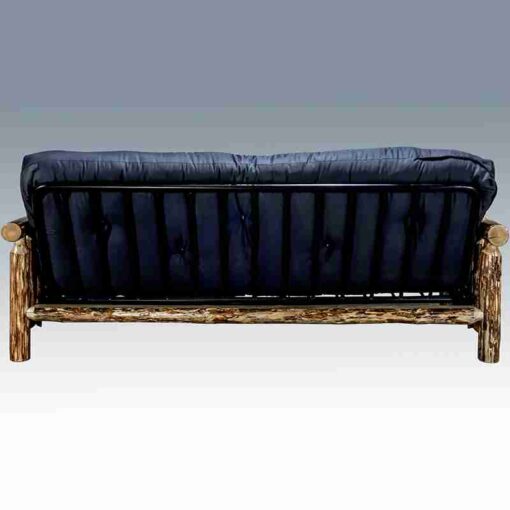 Amish "glacier country" pine log futon by montana woodworks - image 3