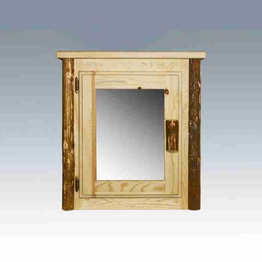 Amish "glacier country" pine medicine cabinet by montana woodworks