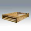 Amish "Glacier Country" Pine Log Serving Tray