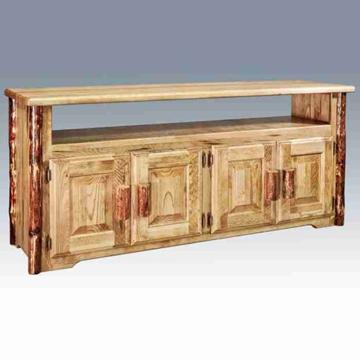 Amish "glacier country" pine tv stand