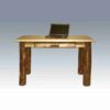 Amish "Glacier Country" Pine Log Writing Desk - Laptop Desk