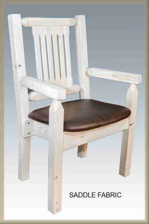 Amish "homestead collection" pine arm chair by montana woodworks - image 3