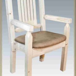 Amish homestead collection pine arm chair by montana woodworks 126