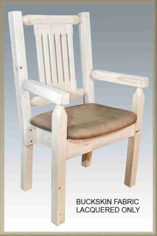 Amish "homestead collection" pine arm chair by montana woodworks - image 5