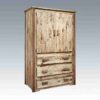 Amish "Homestead Collection" Pine Armoire by Montana Woodworks