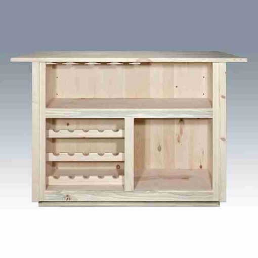Amish "homestead collection" pine bar - deluxe by montana woodworks - image 2