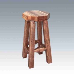 Amish "Homestead Collection" Pine Bar Stool by Montana Woodworks