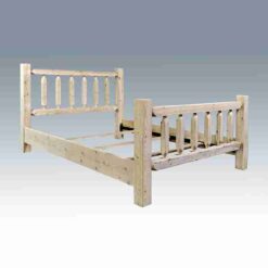 Amish homestead collection pine bed by montana woodworks 46