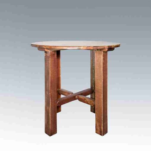 Amish "homestead collection" pine bistro table - pub table