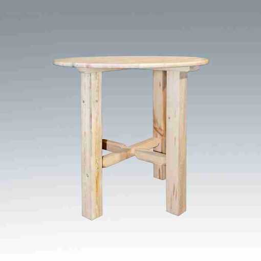 Amish "homestead collection" pine bistro table - pub table - image 2