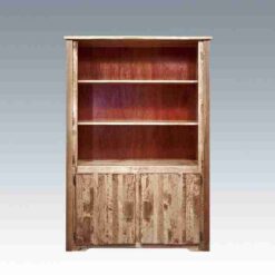 Amish "Homestead Collection" Pine Bookcase With Storage