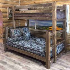 Amish "Homestead Collection" Pine Bunk Bed - Twin/Full