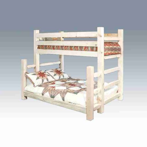 Amish "homestead collection" pine bunk bed - twin/full - image 2