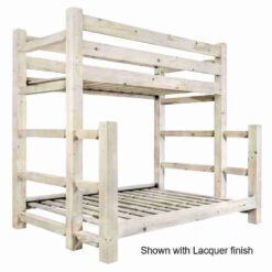 Amish homestead collection pine bunk bed twin full or xl twin queen by montana woodworks 13