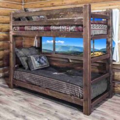Amish "Homestead Collection" Pine Bunk Bed - Twin/Twin Or Full/Full by Montana Woodworks