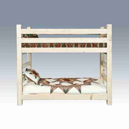 Amish "homestead collection" pine bunk bed - twin/twin or full/full by montana woodworks - image 2