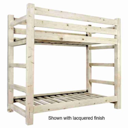 Amish "homestead collection" pine bunk bed - twin/twin or full/full by montana woodworks - image 3