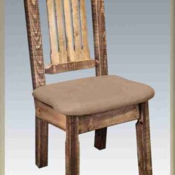 Amish homestead collection pine dining chair by montana woodworks 123