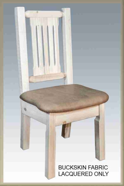 Amish "homestead collection" pine dining chair by montana woodworks - image 4