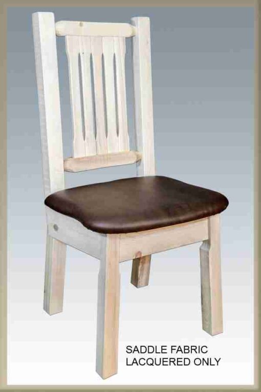 Amish "homestead collection" pine dining chair by montana woodworks - image 5