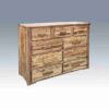 Amish "Homestead Collection" Pine Dresser - 9 Drawer by Montana Woodworks