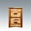 Amish "Homestead Collection" Pine File Cabinet - 2 Drawer by Montana Woodworks