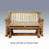 Amish "Homestead Collection" Pine Glider by Montana Woodworks