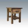 Amish "Homestead Collection" Pine Nightstand - 1 Drawer by Montana Woodworks