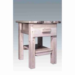 Amish homestead collection pine nightstand 1 drawer by montana woodworks 34